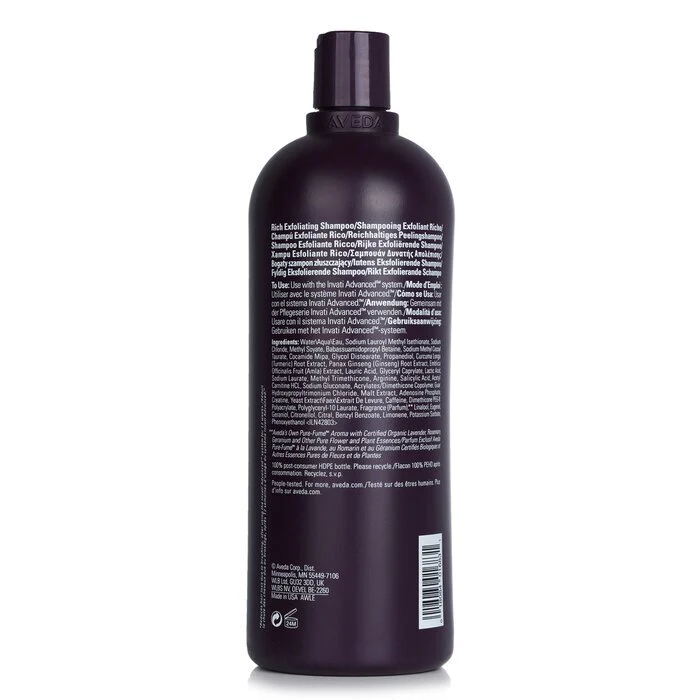 Aveda Invati Advanced Exfoliating Shampoo - # Rich 1000ml/33.8oz - Image 3