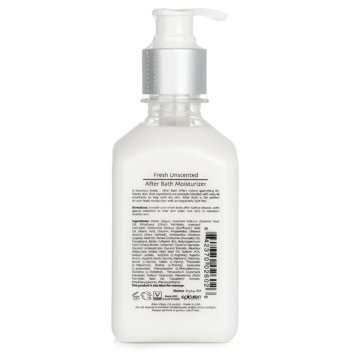 Epicuren After Bath Moisturizer - Fresh Unscented 236ml/8oz - Image 3