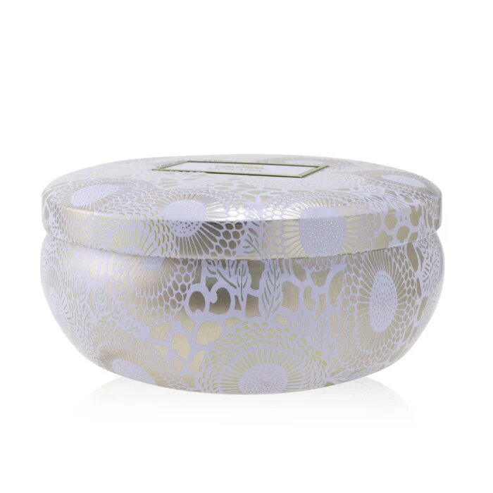 Voluspa 3 Wick Decorative Tin Candle - Mokara 340g/12oz - Image 3