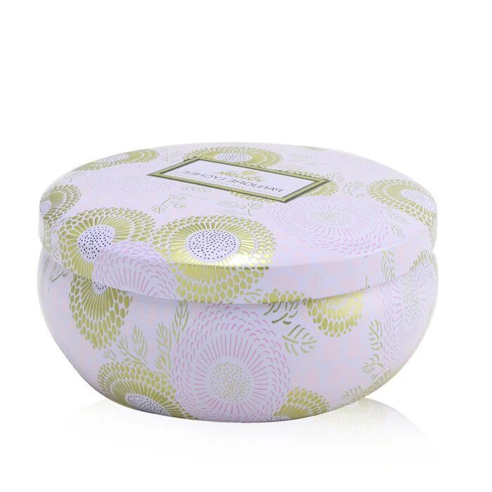 Voluspa 3 Wick Decorative Tin Candle - Panjore Lychee 340g/12oz - Image 3